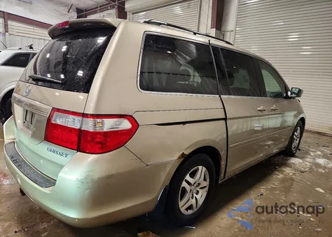 2005 Honda Odyssey Exl из США, поврежденный, VIN 5FNRL38605B407835
